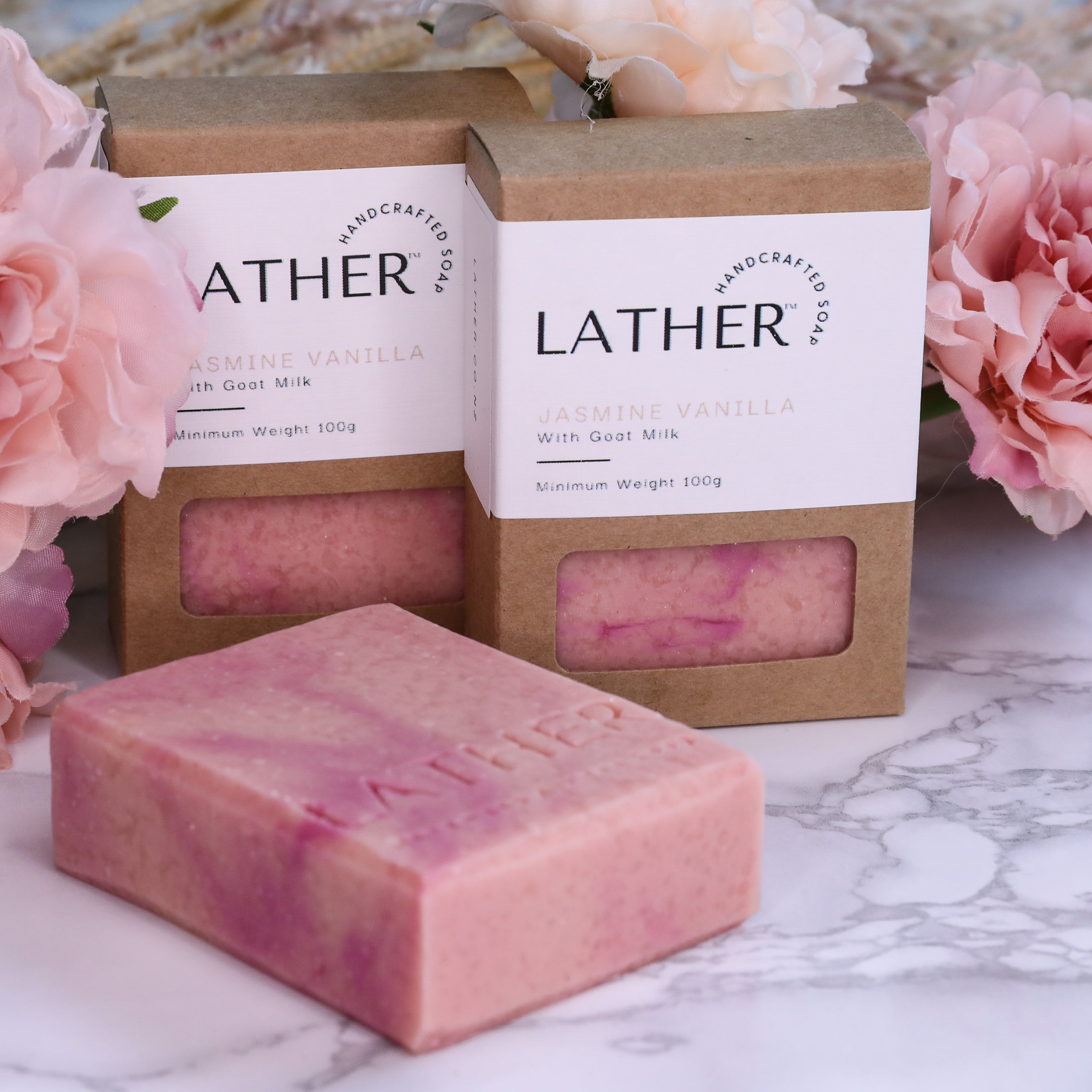 Jasmine Vanilla Lather Luxury Handcrafted Soaps